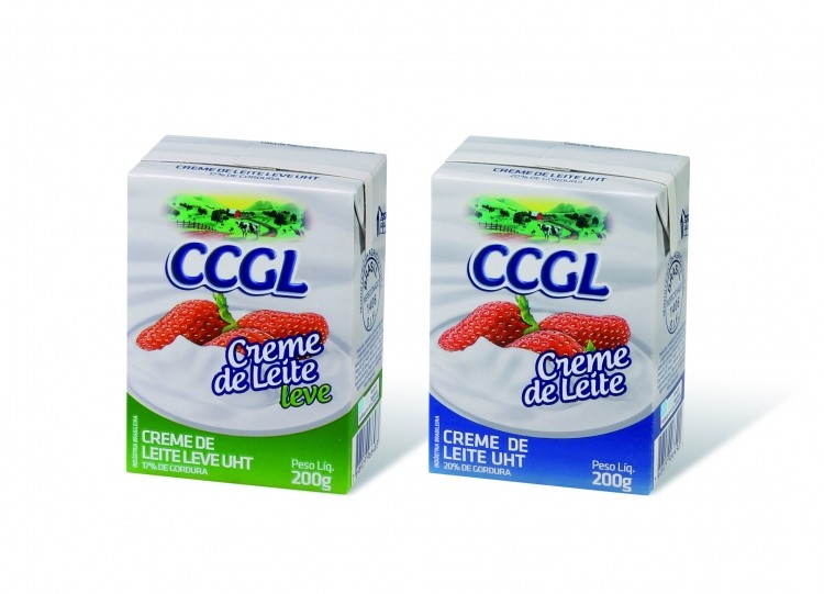 The CCGL cream cartons. Picture: SIG Combibloc.
