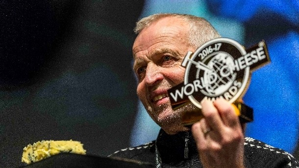 Gunnar Waagen, from Tingvollost, in Norway, picked up the top honor at the World Cheese Awards in San Sebastián, Spain. The company's cheese, Kraftkar, was selected ahead of more than 3,000 others at the event, now in its 29th year.