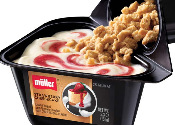 Muller Quaker Dairy combines yogurt and the 'delicious decadence' of dessert
