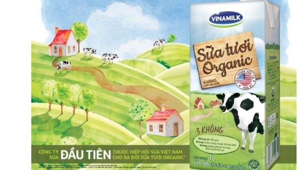 Vinamilk's new Premium Organic milk meets USDA standards, and is the first in Vietnam to do so.