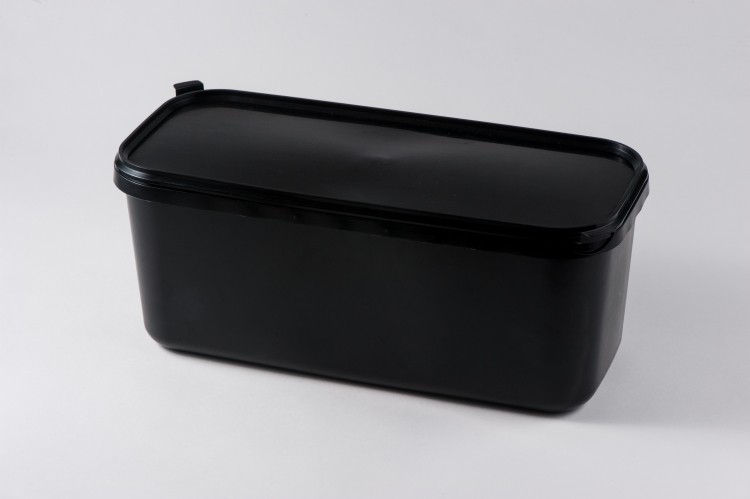 The new Napoli container is available in four standard colors: 'natural,' black, silver or white, although other colors are available on request.