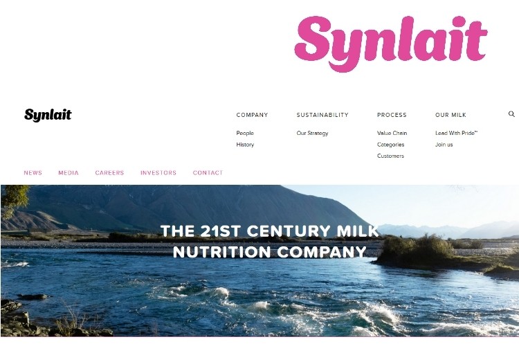 Synlait has a new website and branding.