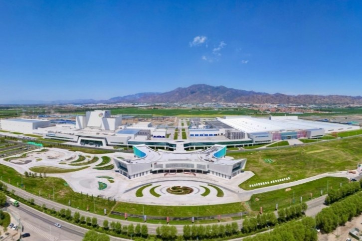 Yili's Global Smart Manufacturing Industrial Park took three years to complete and forms part of the Yili Future Intelligenece and Health Valley. Image: Yili