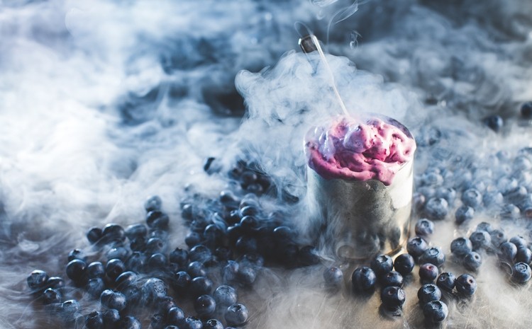 "Nitrogen itself isn’t giving any characteristic to the ice cream, it’s just the fact that it’s super cold and it’s readily available." Pic: Getty/David Provoost