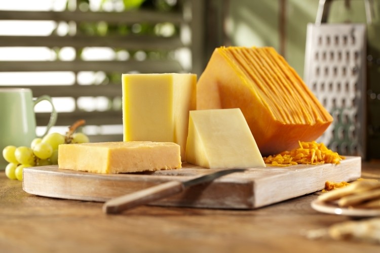 Young cheddar and barrel cheese accounts for the majority of cheddar cheese types produced worldwide today. Pic: DSM