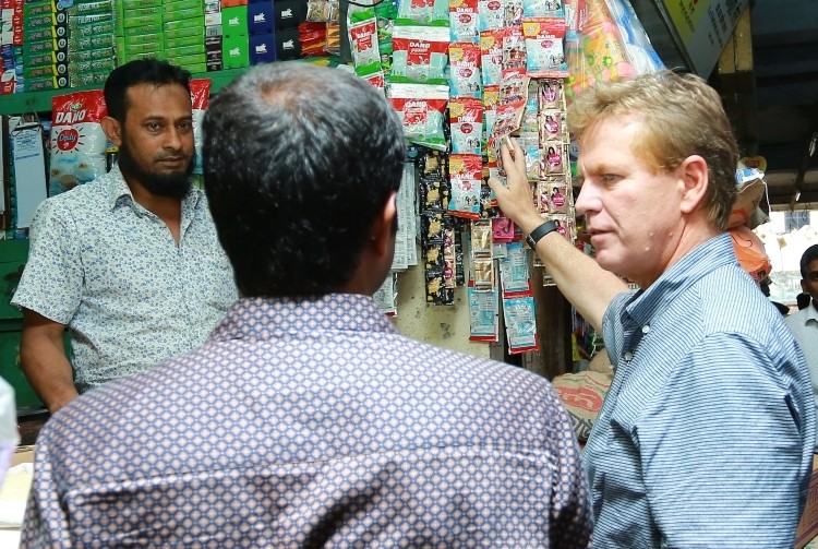 Arla CEO Peder Tuborgh spent two days in Bangladesh recently.