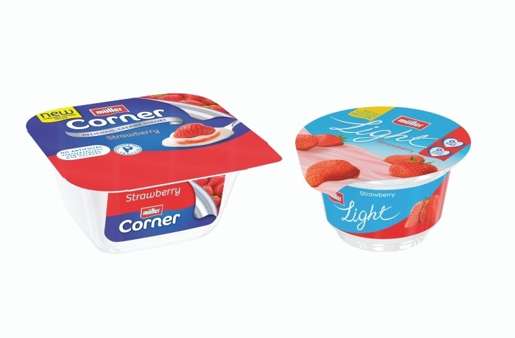 Müller is targeting sugar reduction of 25% across its branded yogurts by June 2020.