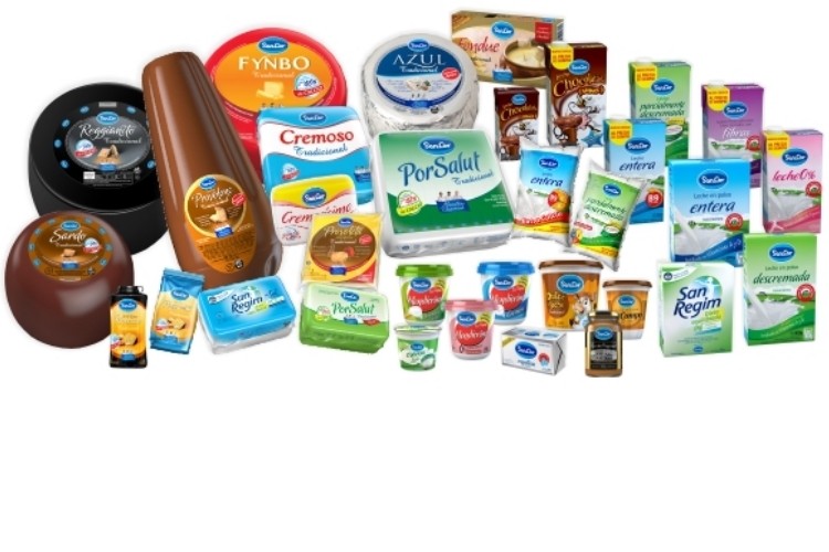 SanCor's wide range of dairy products are distributed globally.
