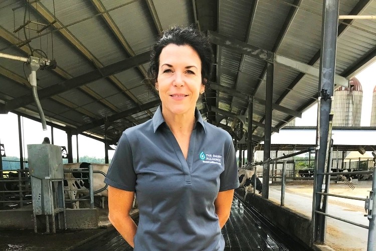 Newly hired Dairy Alliance CEO, Geri Berdak, visits Hillcrest Dairy Farm in Dearing, Georgia. Pic: The Dairy Alliance
