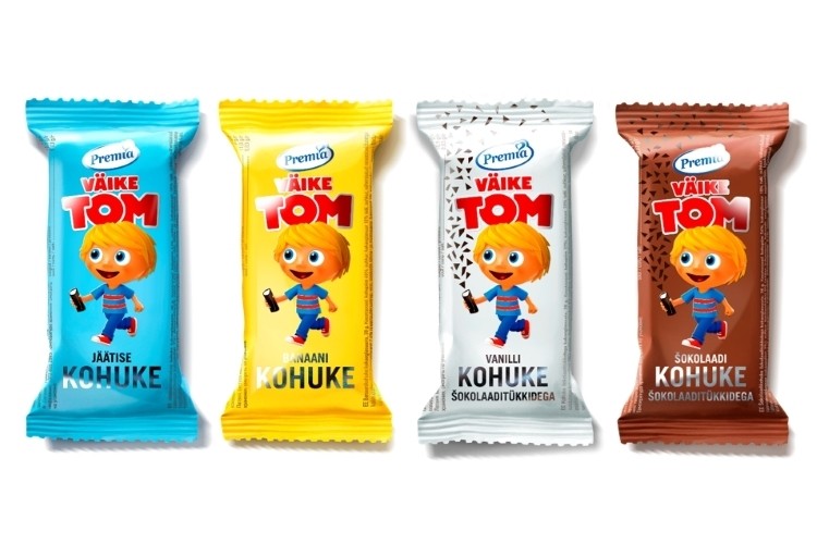 Premia, Estonia’s oldest and largest ice cream producer, and part of the Food Union Group, is launching a range of new curd snacks under the Väike Tom brand.