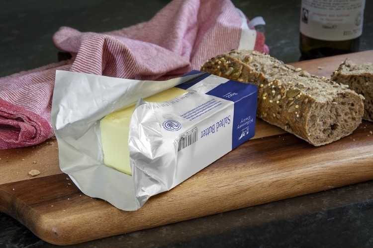 Arjowiggins said it is working with packaging converters to open up applications for Sylvicta, including metalized versions for butter or margarine packaging. Pic: Arjowiggins