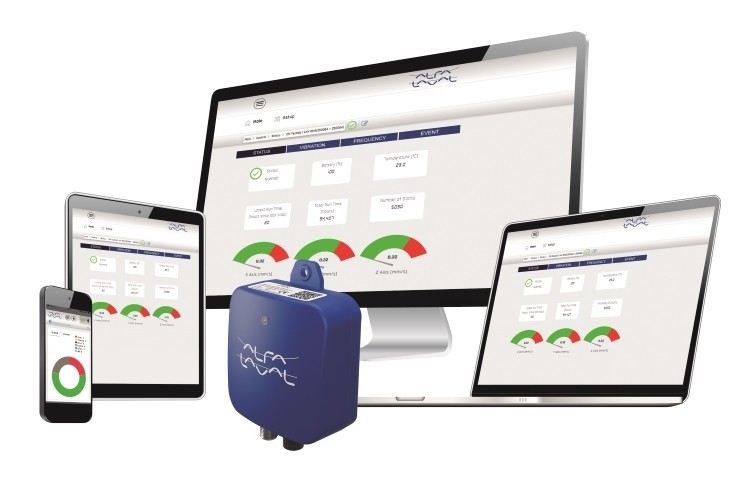 The Alfa Laval CM Connect is a condition monitor and cloud gateway for plant operators to access data on processing lines from a remote location. Pic: Alfa Laval