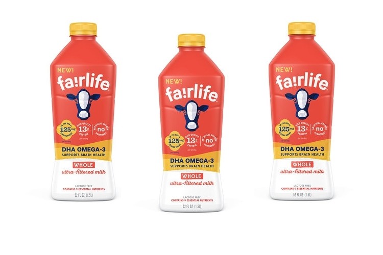 A new omega-3 whole milk has been introduced by fairlife. 
