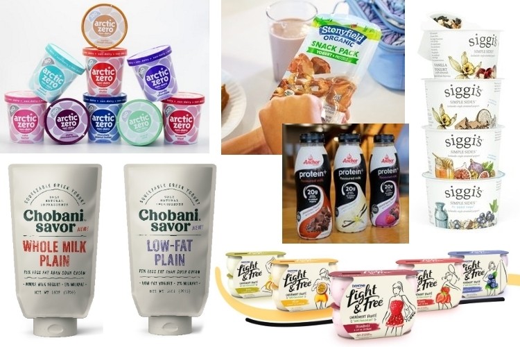 Some of the products launched in the dairy aisles in August.