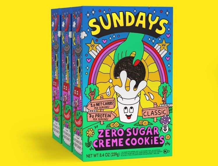 Sundays cookies will launch direct to consumers at eatsundays.com at $11.99 for a box of 21 cookies (minimum order, three boxes). Image credit: Sundays