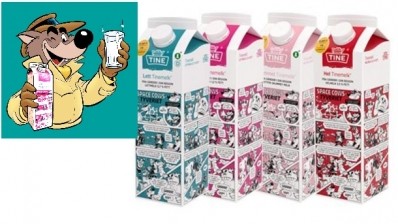Norwegian consumers get to solve a mystery on cartons of TINE milk this Easter. 