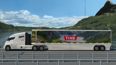 Norwegian company TINE is looking to a new electric vehicle, the Nikola One, to help reduce emissions.
