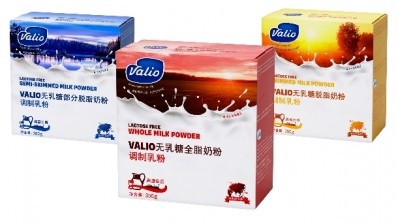 Valio has started exporting three varities of lactose-free milk powders to China.