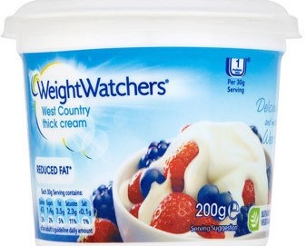 Dairy Crest Weight Watchers West Country Thick Cream recall 