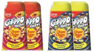 New Calippo Shots Chupa Chups ice cream is being launched in Europe in two flavors