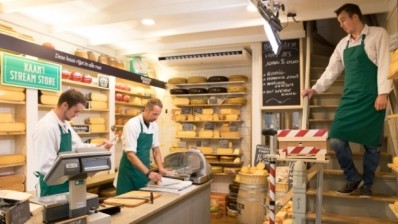Kaan's cheese shop in Alkmaar, the Netherlands, had virtual visitors from around the world as it streamed activities in the shop live.