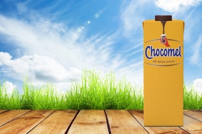 The Chocome 80% plant-based carton. Photo: FrieslandCampina.
