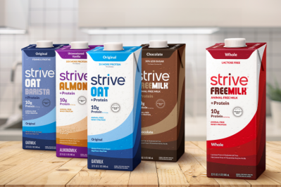 Strive milks made using Perfect Day whey protein / Pic: Strive Nutrition 