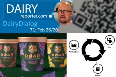 Dairy Dialog podcast 71: Froneri’s RØAR, PreScouter and Danone. Circular economy illustration: Getty Images/DragonTiger 