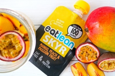 On-the-go pouches like the Eatlean range are ambient and can be kept outside the fridge.  Pic: Eatlean
