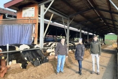 The Frese family's farm in northern Hesse has 135 cows and is to become a model for other farmers. Pic: Hochwald/Nestlé 