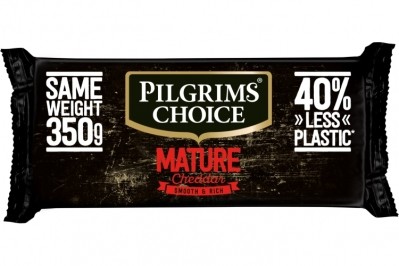 Pilgrims Choice was supported by the introduction of Megablock, a new packaging solution delivering a saving of 40% of plastic per pack.  Pic: Ornua UK