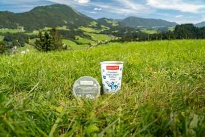 The new lids are dishwasher safe and environmentally friendly. Pic: SalzburgMilch
