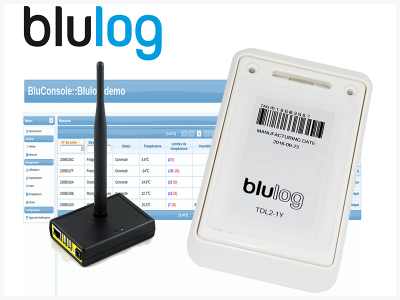 Blulog RF temperature logger components. Picture: Blulog.