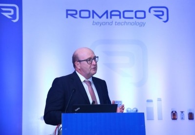 Jörg Pieper, CEO Romaco, emphasised the importance of the sales & service centre for the entire region at its launch. Photo: Romaco.