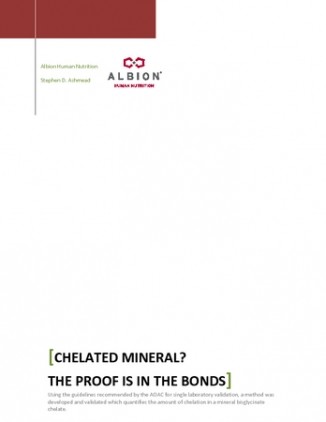 Chelated Mineral: The Proof Is In the Bonds