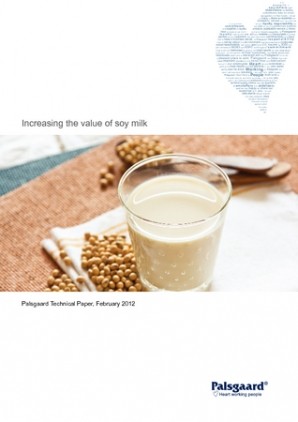Increasing the value of soy milk.