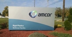 The Amcor Rigid Plastics facility in Bellevue, Ohio, US.