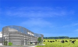 An artist's impresssion of the new Dairy Farmers Institute in China.