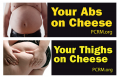 January - 'Cheese makes you chubby, US billboards scream'