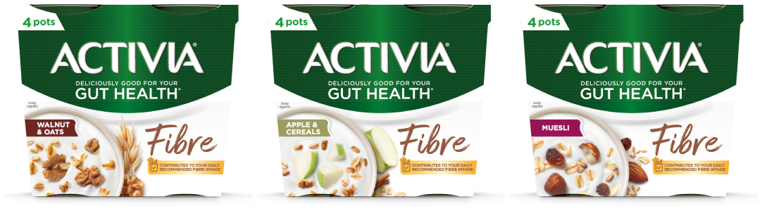 Danone targets young active Fibre consumers Activia range yogurts with of